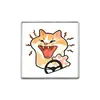 Broche de Gato Naranja de Dibujos Animados, Insignia Divertida con Temática de Gatos, Pin de Accesorio Personalizado para Estudiantes, Pequeño Regalo