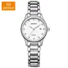 Reloj de Cuarzo Suizo Nuevo con Correa de Acero, Calendario, Reloj de Mujer de Estilo Simple, Reloj de Mujer Versátil de Moda de Nicho de Lujo Ligero
