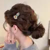 Pinza para el pelo de estampado de leopardo para mujer, estilo nuevo, para flequillo y cabellos sueltos, pinza lateral invisible estilo coreano, accesorio para el cabello