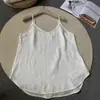 Favorecedor Chaleco Camisola de Lino para Mujer, Holgado de Verano, Ligero, Transpirable, Ropa Interior, Casual, Versátil, Top Base sin Mangas