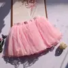 Liquidação de Estoque Restante: Saia de Dança Infantil, Tutu de Meio Comprimento, Saia de Tule de Ballet de Três Camadas, Vestido de Apresentação de Princesa para Meninas