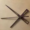Suministro Mayorista del Fabricante de Accesorios para Relojes Manecillas de Reloj Juego de Manecillas de Hora y Minuto Manecillas de Reloj de Nogal Manecillas de Madera Maciza