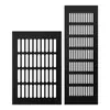 Agujero Transpirable para Gabinete Malla Transpirable Rectangular de Aleación de Aluminio Cubierta Decorativa Agujero para Disipación de Calor de Estufa Cubierta de Agujero Red de Ventilación para Gabinete de Zapatos Armario
