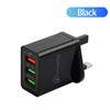 Cargador de Teléfono Móvil 3Usbqc3.0 Carga Rápida Multi-Puerto 5V9V12V Cabezal de Carga Inteligente Enchufe US/EU Multi-País