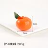 PVC simulação comida em miniatura brincar modelo de fruta falsa cerejas morango laranja faça você mesmo comida casa de brincar brinquedo acessórios