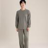 Primavera y Otoño Nuevo Suéter de Pareja Ropa para el Hogar Traje de Pantalón de Manga Larga para Hombre y Mujer Se Puede Usar Pijama Casual Holgado