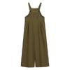 Gongyu Weng macacão verde picles网红 para roupa feminina novo curto solto pernas largas senso de design casual