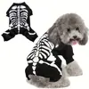 Disfraz de Esqueleto para Perro y Gato Mascota Fiesta de Disfraces Juego de Rol Suministros para Disfrazar Perros y Gatos Atuendos de Perro Grandes Modernos Geniales
