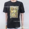 Alta qualidade algodão tripulação pescoço manga curta promocional roupas personalizadas fábrica pequeno lucro, mas alta vendida algodão imprimível bordado t-shirt