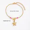 Accesorios de Collar de Acero Inoxidable Simple de Estrella de Mar Europeos y Americanos para Mujer Ins Clip de Papel Antidesvanecimiento Joyería de Oro de 18 Quilates para Mujer Gama Alta