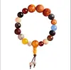 Pulsera de 18 Semillas Portátil Cadena de 18 Semillas Pulsera Bodhi para Niñas y Hombres