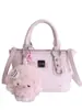 Bolso Cubo Estilo Japonés y Coreano con Estampado de Dibujos Animados para Mujer 2026 Nueva Moda Bolso de Hombro Cruzado Versátil para Viajes Casuales