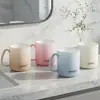Nueva taza de enjuague bucal anti-moho para uso doméstico, taza de cepillo de dientes para parejas, alto valor estético, engrosada y anticaída, taza dental de grado alimenticio