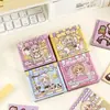 Set de Bloc de Notas Lindo de Granja de Cosecha Adorables Notas Adhesivas Desprendibles Papel de Mensaje de Oficina Cuaderno de Bolsillo Creativo