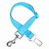 Correa de Seguridad Ajustable para Perro en Asiento de Coche - Correa Resistente de Nylon con Gancho Giratorio de 360 grados y Clip de Hebilla Universal para Cinturón de Seguridad de Vehículo para Perros Pequeños, Medianos y Grandes, Azul Cielo
