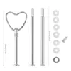 Venta al por mayor Soporte para Plato de Pastel de Brocheta de Plato de Múltiples Niveles con Forma de Corona Pequeña Fabricante Asa de Plato Aleación de Zinc Suministro Soporte para Plato de Brocheta de Fruta