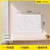 El tablero perforado de metal engrosado de IKEA se puede fijar magnéticamente a la pared, sirviendo como un estante de almacenamiento sin borde y se puede fijar magnéticamente