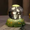 Ramo Bola de Cristal Luminosa Tulipán Luz de Noche Adorno Regalo para Cumpleaños de Niñas Regalo para Mejores Amigas Regalo para el Festival Qixi para Novia