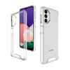 Funda para Samsung A13 con diseño de carcasa espacial, transparente, con cuatro esquinas, anticaídas, suave TPU + PC, 2 en 1, protectora
