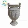 Fabricantes de origen suministran maceta de flor de encaje de cemento Maceta GRC para patio de villa Maceta de arenisca artificial Maceta europea