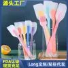 Amazon Espátula de Silicona para Crema de Pastel Grande Semitransparente Herramienta de Juego de Espátulas de Silicona Todo en Uno