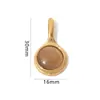 Acessórios de Joias Transfronteiriços Corrente com Pingente Oval Acessórios Pingente Artesanal DIY de Pedra Natural Pingente de Colar de Aço Inoxidável