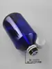 Plástico Azul Marrom Garrafa PET Garrafa Pura Lw Tampa Antifurto Garrafa com Bomba de Pressão Garrafa para Líquido de Banho Garrafa de Shampoo Garrafa Flor