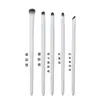 Conjunto de 8 Pincéis de Sombra Porcelana Nuvem, Pincel para Esfumar Delineador, Pincel para Sombra do Nariz, Pincel para Sobrancelhas, Pincel para Detalhes dos Olhos, Conjunto Completo de Pincéis de Maquiagem