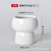Maceta de Cerámica Simple Nórdica Blanca Jardinería Planta en Maceta Porcelana Blanca Adornos Maceta para Suculentas Interior Escritorio Planta Verde Planta en Maceta