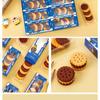 Goma de borrar creativa de galleta de chocolate modelado divertido recompensa estudiante gracioso tallado en arena flor exótica aprendizaje papelería premio