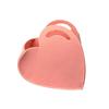 Bolsa de Fieltro en Forma de Corazón, Bolso de Mano de Fieltro de Amor, Bolso de Mano Estampado, Compromiso Boda, Luna Llena, Bolsa de Regalo para el Día de San Valentín