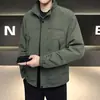 Popular chaqueta de trabajo para exteriores de nailon, resistente al desgaste, estilo casual americano, modelo nuevo, cuello alto vintage para primavera y otoño, corte holgado