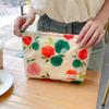 Bolso de Hombro de Verano Ins Floral de Alta Gama Nuevo Bolso Tote de Gran Capacidad Bolsa de Compras de Lona Bolso de Mano de Estilista