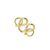 Plata de ley S925 hebilla S hebilla W hebilla M más anillo accesorios para joyería DIY hebilla de conexión para pulsera hebilla geométrica plateada chapada en oro