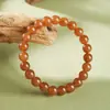 Jingde Jewelry Pulsera de Bolas Redondas de Jade Hetian Más Vendida en Color Tang, Joyería DIY Unisex al por Mayor desde el Fabricante