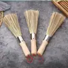 Escova de bambu natural, escova de panela, escova de panela, escova de panela de bambu, escova de cozinha, escova de panela, escova de artefato, escova de limpeza doméstica, vassoura de bambu