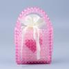 Pó de cristal direto original cor contrastante de amor para celular batom bolsa de mão bolsa pequena doce tecida com contas feita à mão