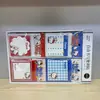 Notas adhesivas de dibujos animados, lindas y atractivas, notas de mensaje para refrigerador, notas cuadradas adhesivas con temática de gato