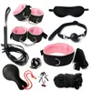 Fabricante de Origen de Productos Sexuales BDSM Set de Múltiples Piezas de 35 Piezas de Correas de Red y Correas de Sujeción, Combinación Transfronteriza con Equipo de Tapón Anal