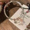 Pulsera de Gatito Moda Ins Nicho Estudiante Casual Más Fácil para Combinar Moda Casual Joyería de Mano para Mujer 2025 Nuevo