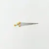 Suministrado Directamente por el Fabricante, Pines Metálicos de Acero Inoxidable Color Perla, Pines de Posicionamiento, Pines de Cabeza Grande, Accesorios Hechos a Mano para DIY, 38 mm