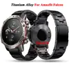 Novo adequado para relógio Jiaming com fecho de fundo de tartaruga Liga de titânio Garmin tempo de voo Fenix7X pulseira de liberação rápida