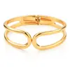 Pulseras Populares Transfronterizas Europeas y Americanas Ins Normcore Pulseras con Patrón de Onda Asimétrico Pulseras Metálicas Brillantes Joyería para Mujer