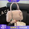 Bolso de Bolos Portátil Vintage Estilo Coreano de Moda para Mujer 2025 Nuevo Diseño Nicho Elegante Combinable Bolso de Hombro Cruzado