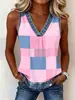 Chaleco Estampado de Cuadros sin Mangas con Cuello en V TEMU Ropa de Verano para Mujer Transfronteriza Europea y Americana Amazon