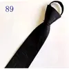 Corbata de Hombre Cremallera Novio Boda Roja 8cm Vestido Negocio Nudo Negro Libre Perezoso Fácil de Tirar Azul Corbata