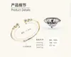 Pulsera de Moissanita Burbuja para Niñas, Pulsera de Alta Gama y Exquisita, Plata de Ley S925, Joyería de Mano Chapada en Oro, Venta al por Mayor Transfronteriza