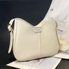 Bolsa Transversal Pequena Pura 2024m para Mulheres, Bolsa de Ombro para Passeios, Bolsa Transversal para Ir ao Trabalho, Estilo Ins, Simples e Fashion
