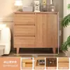 Armário de cinco gavetas para quarto, armário de armazenamento de parede, aparador italiano de luxo leve para sala de estar, cômoda de cinco gavetas