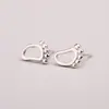 Pendientes pequeños sencillos de aguja de plata s925 estilo coreano, pendientes atmosféricos de alta gama, moda, estilo Ins, pendientes para mujer, venta al por mayor